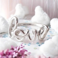 LJSSR2 Sterling Silver Love Ring.