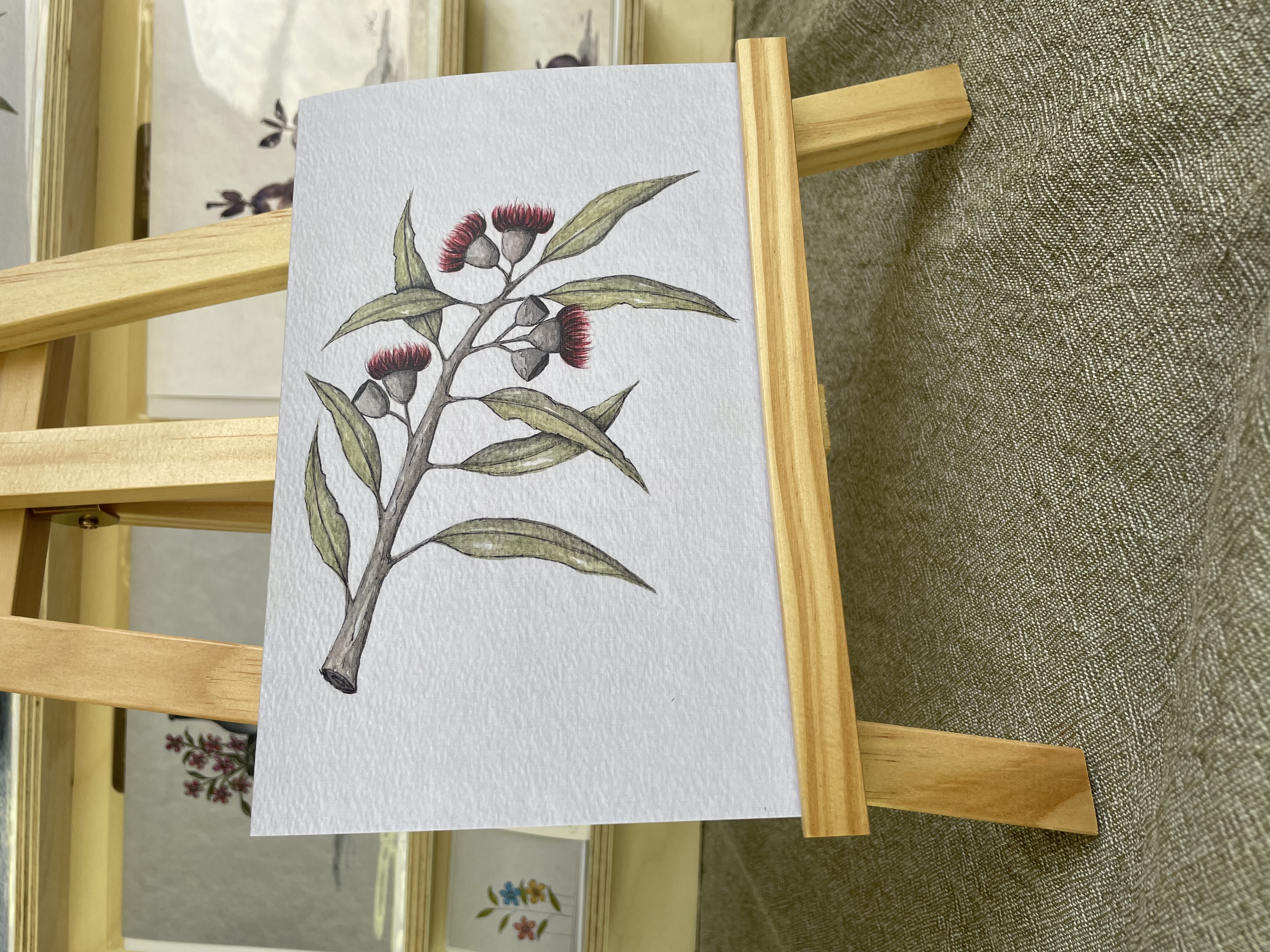 Gumnuts Greeting Card