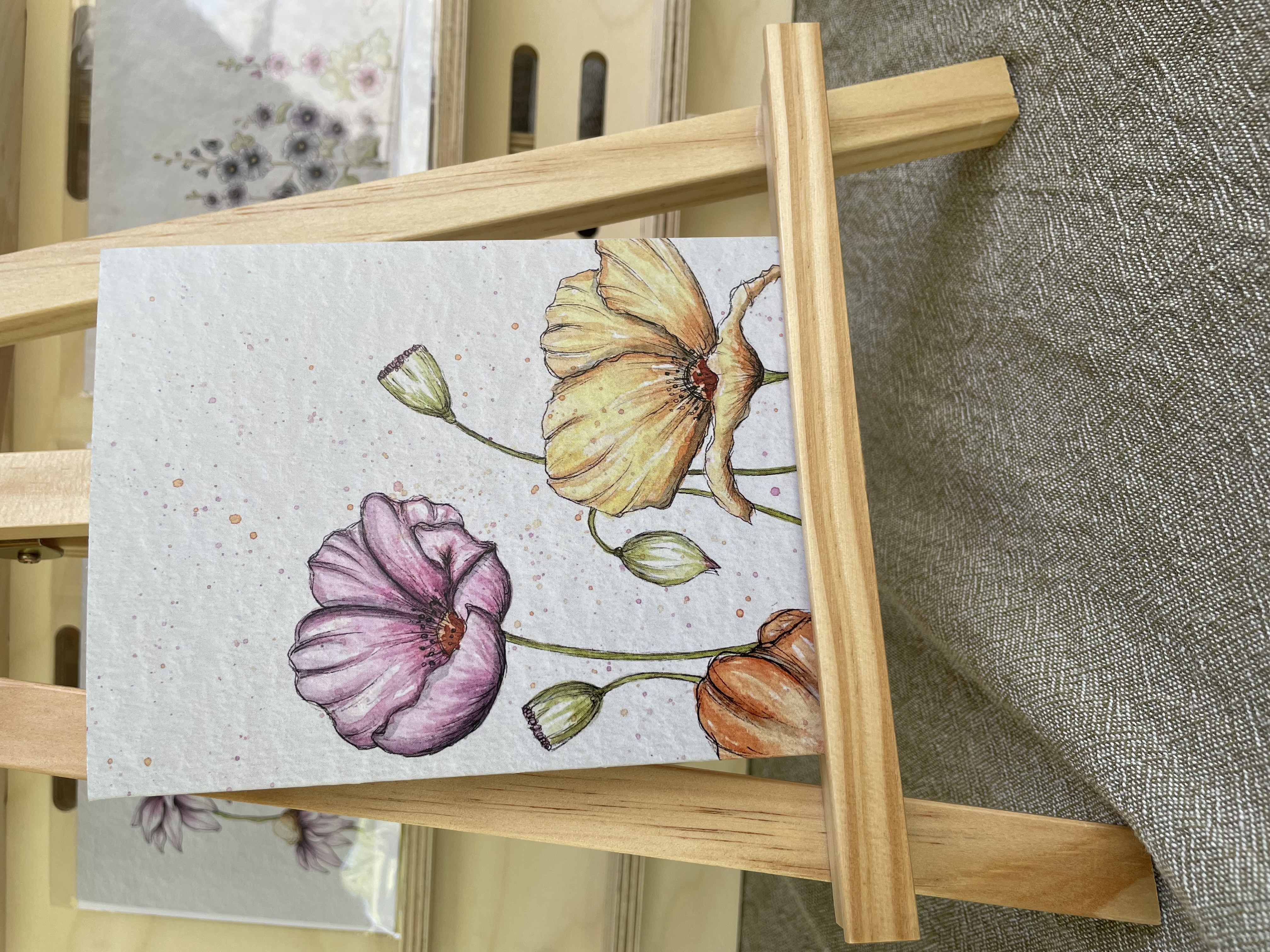 Poppies Note Card