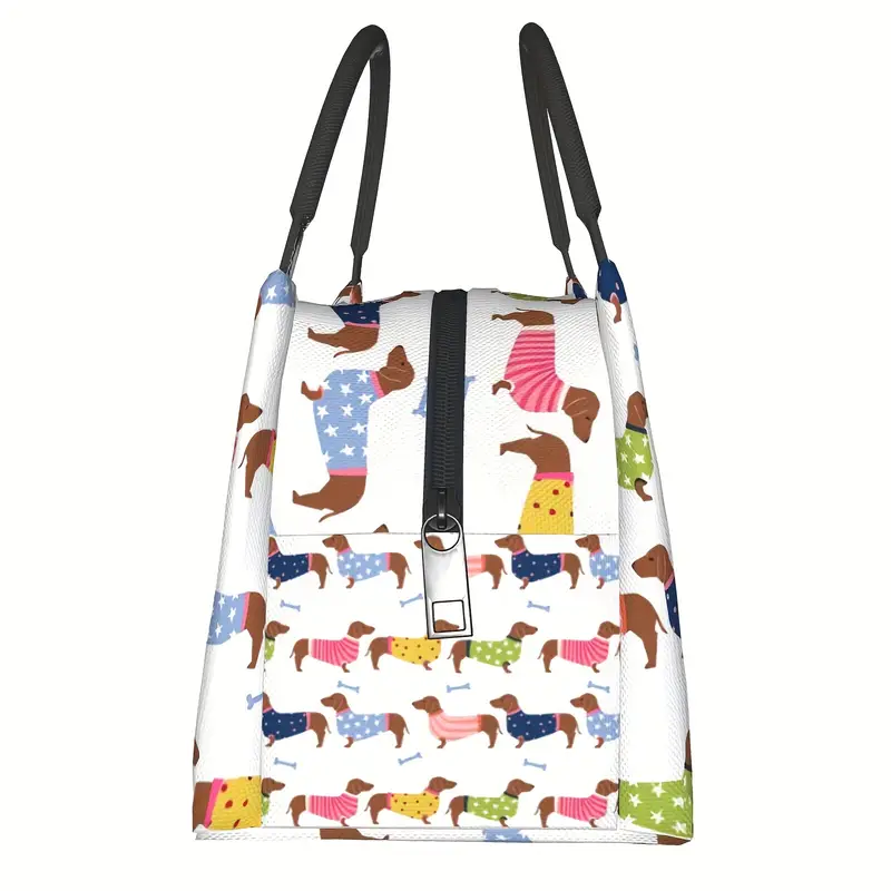 Dachsund Insulated Lunch Bag.