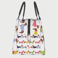 Dachsund Insulated Lunch Bag.