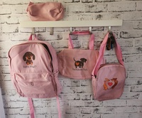 Dachshund Back Pack and Accessories.