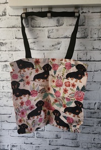Dachshund Shopping tote.