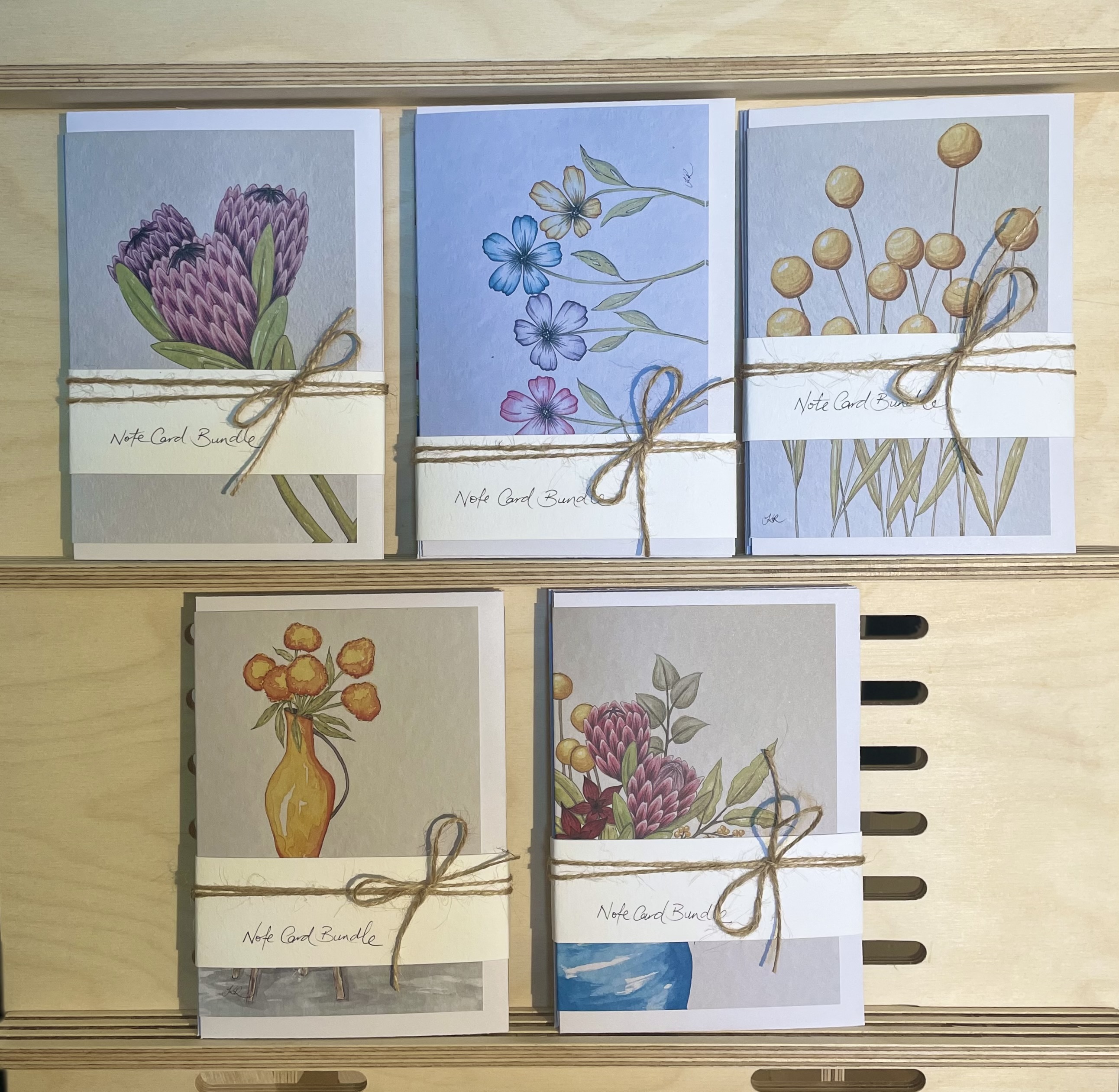 Note Card 5pack Bundle