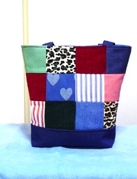 QUALITY HANDMADE DENIM PATCHWORK BAG