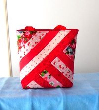 QUALITY HANDMADE PATCHWORK COTTON TOTE BAG