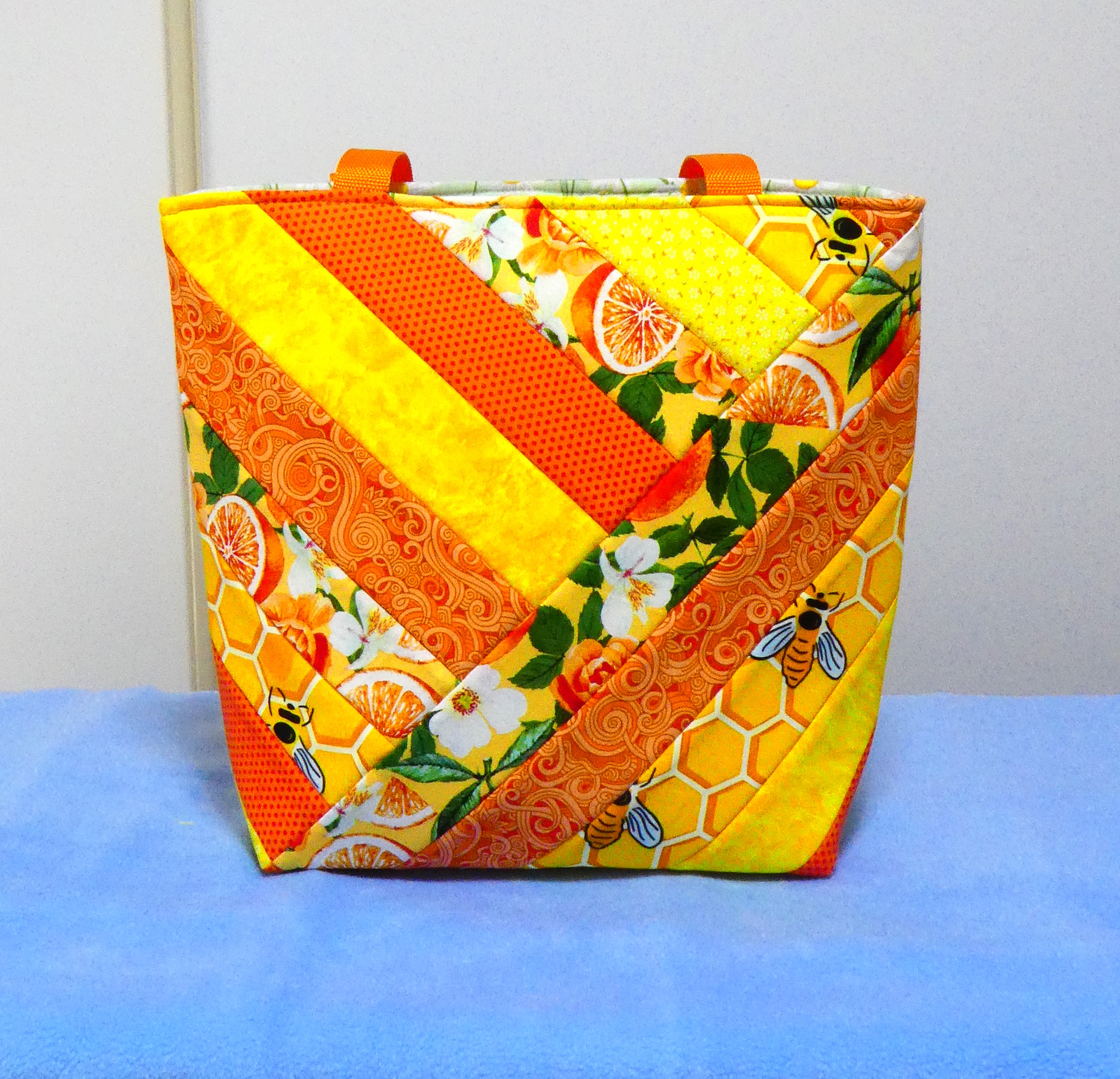 QUALITY HANDMADE PATCHWORK COTTON TOTE BAG