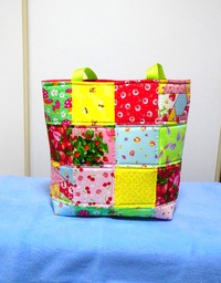 QUALITY HANDMADE PATCHWORK COTTON TOTE BAG