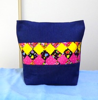 QUALITY HANDMADE DENIM AND PATCHWORK FABRIC BAG