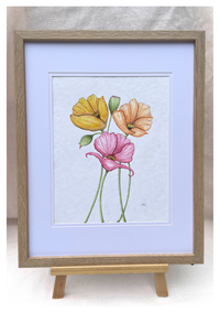 Poppies Original Watercolour