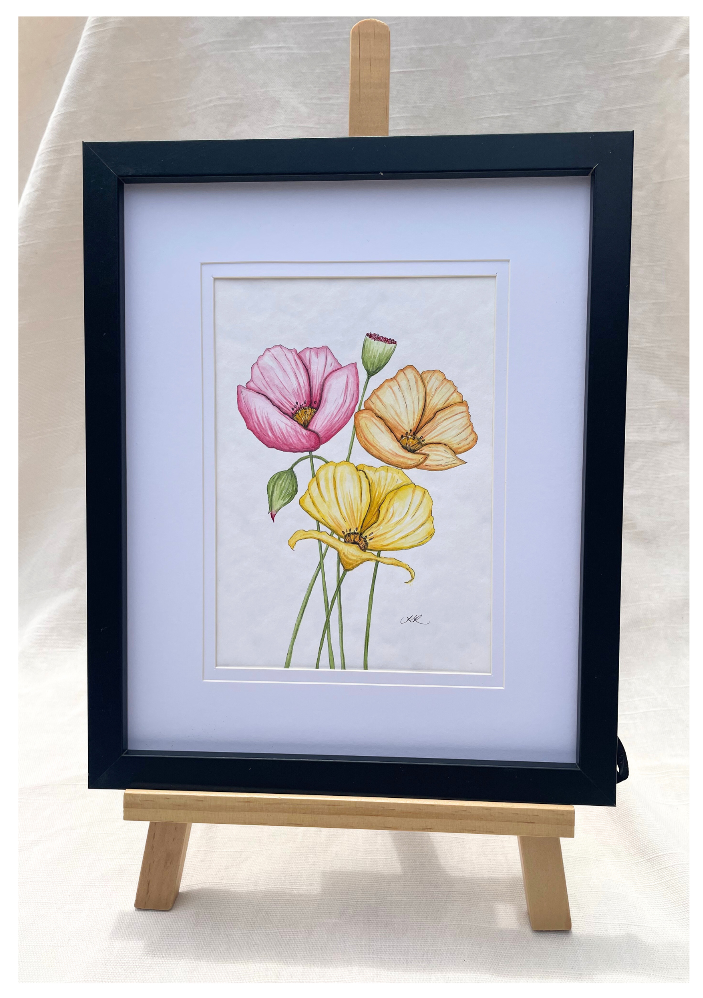 Poppies Original Watercolour