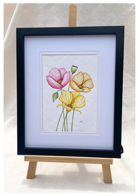 Poppies Original Watercolour
