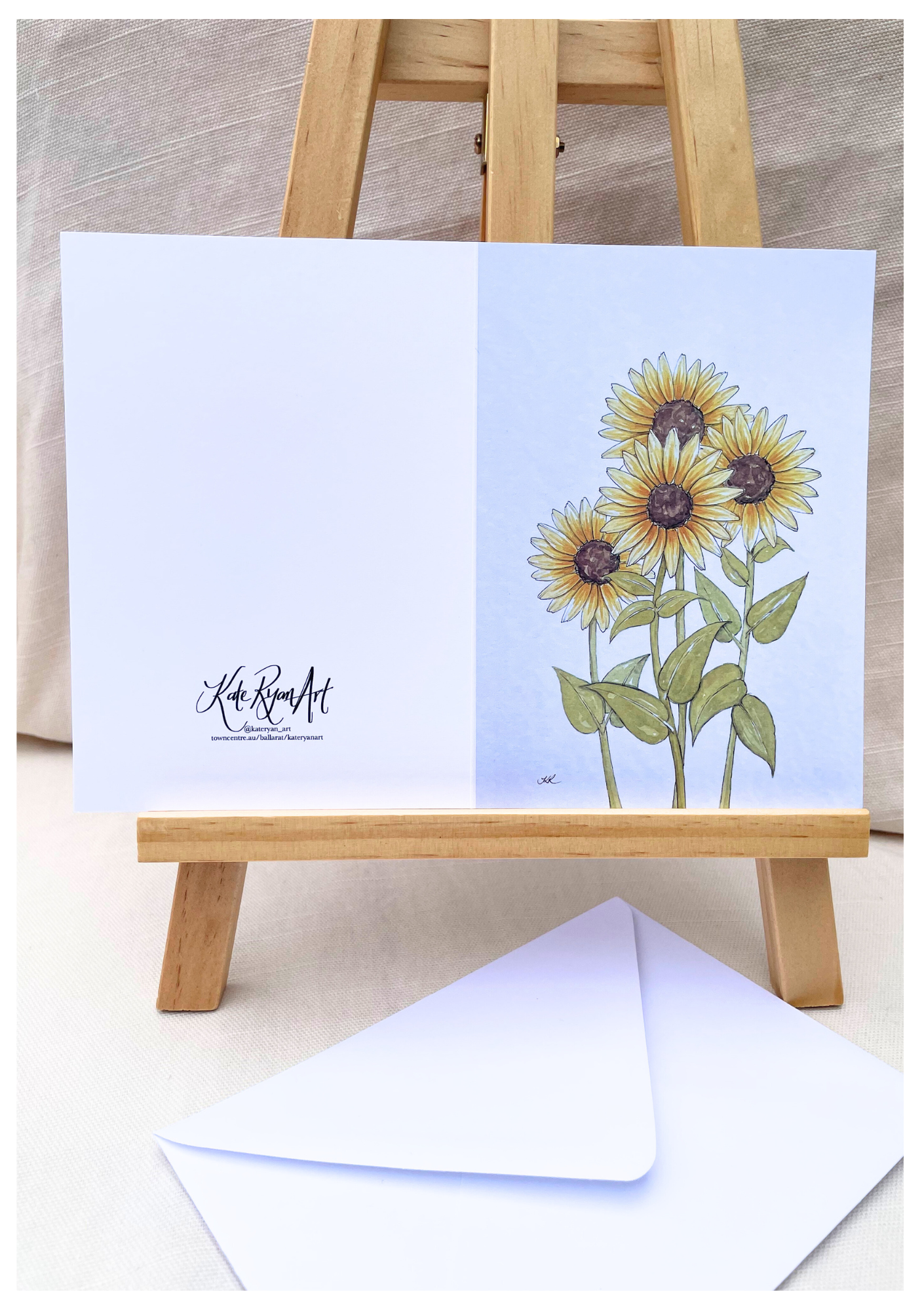 Sunflowers Note Card