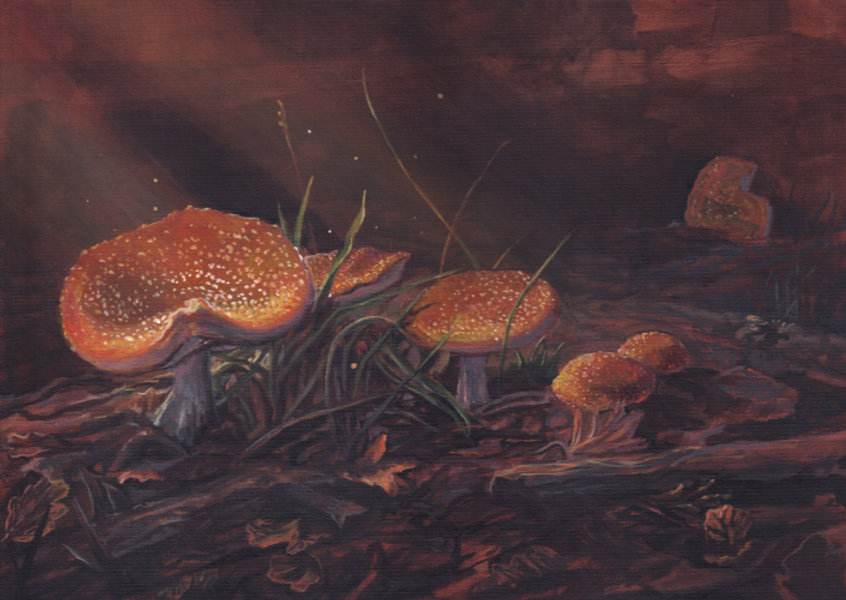 Undergrowth - Acrylic Painting on Panel