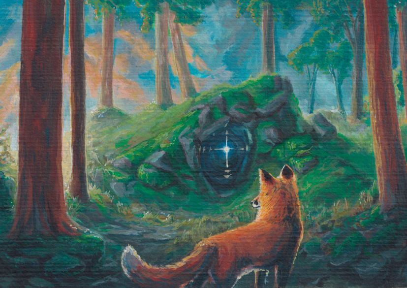 Discovery - Acrylic Painting on Paper