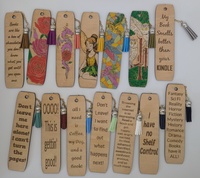 Engraved Wooden Bookmarks