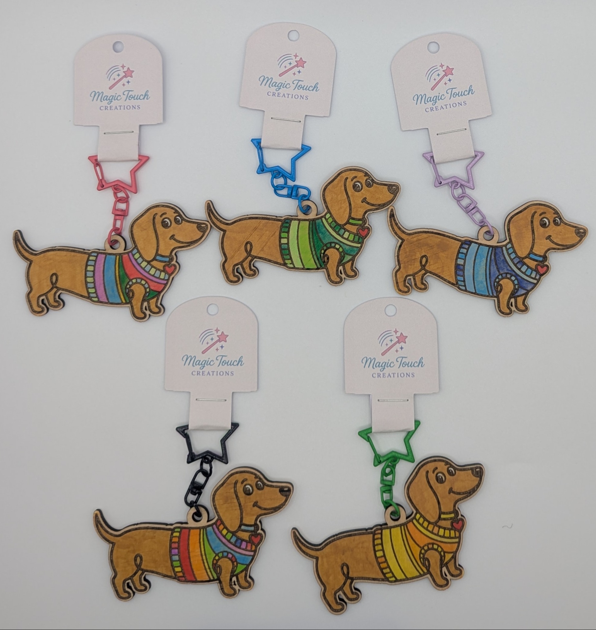 Dachshund Keyring