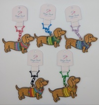 Dachshund Keyring