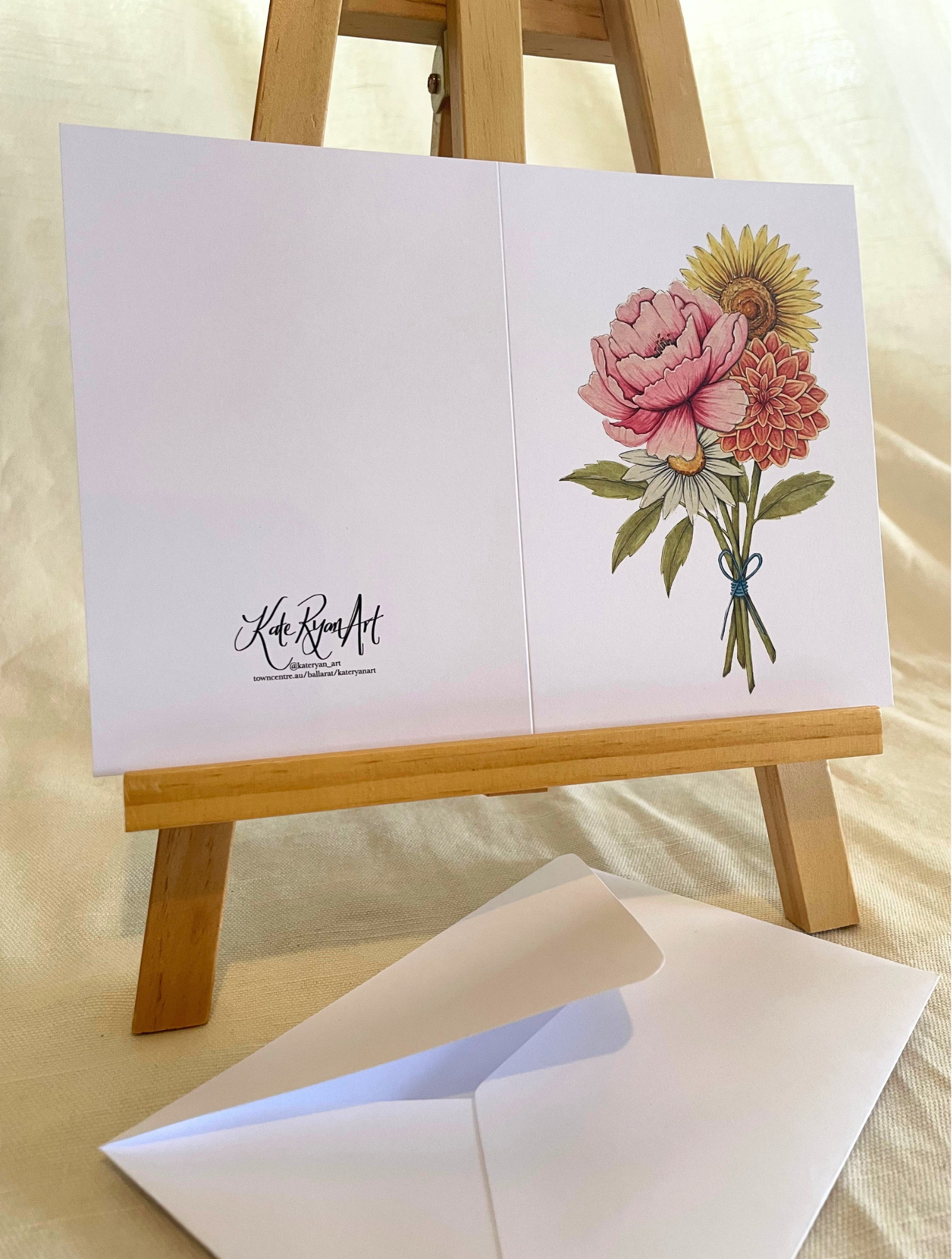 Bouquet (Peony) Note Card