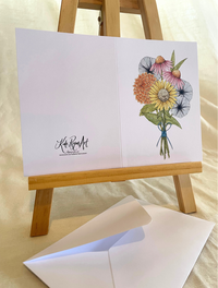 Bouquet (Sunflower) Note Card