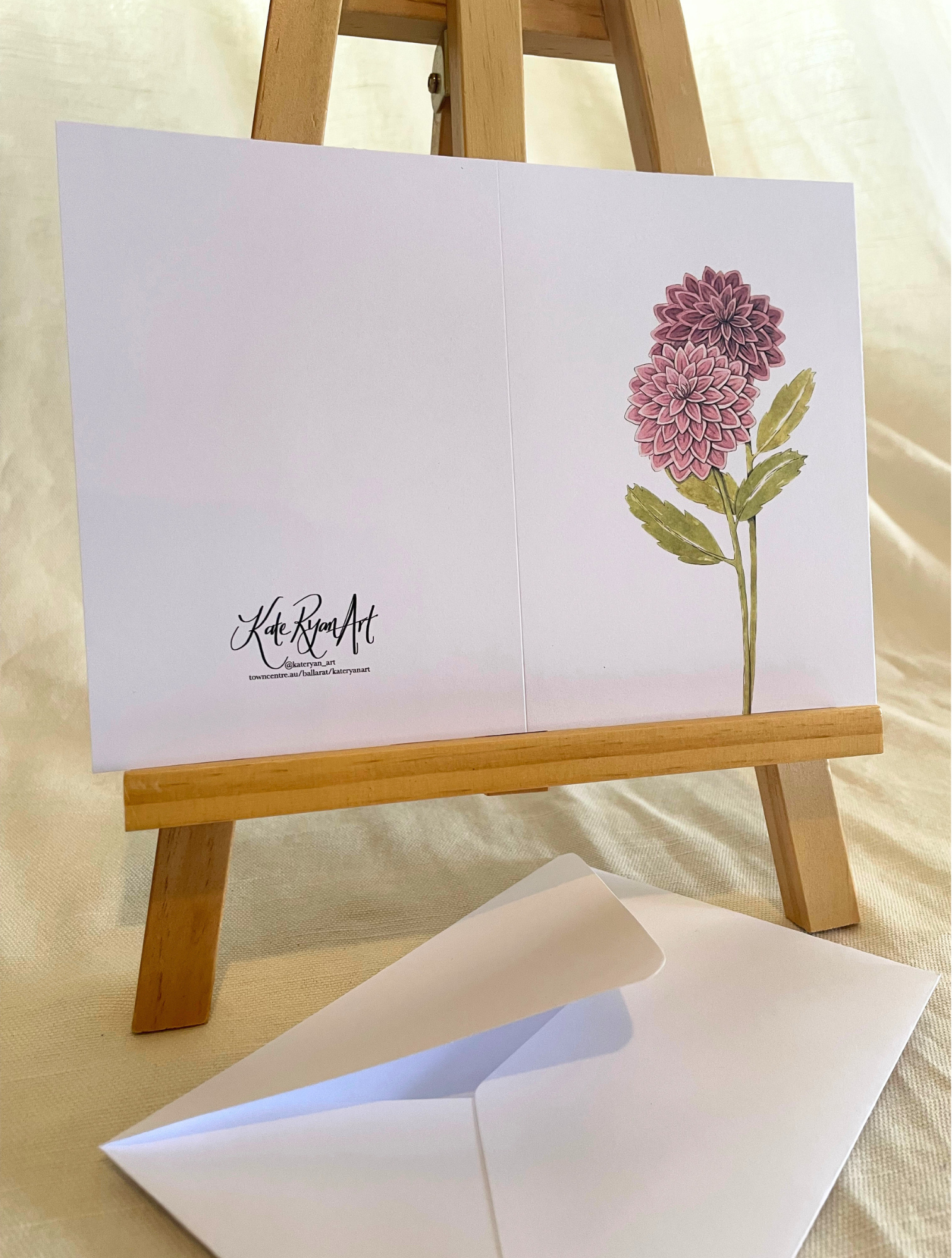Dahlia Duo Note Card