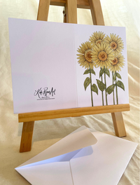 Sunflowers Note Card