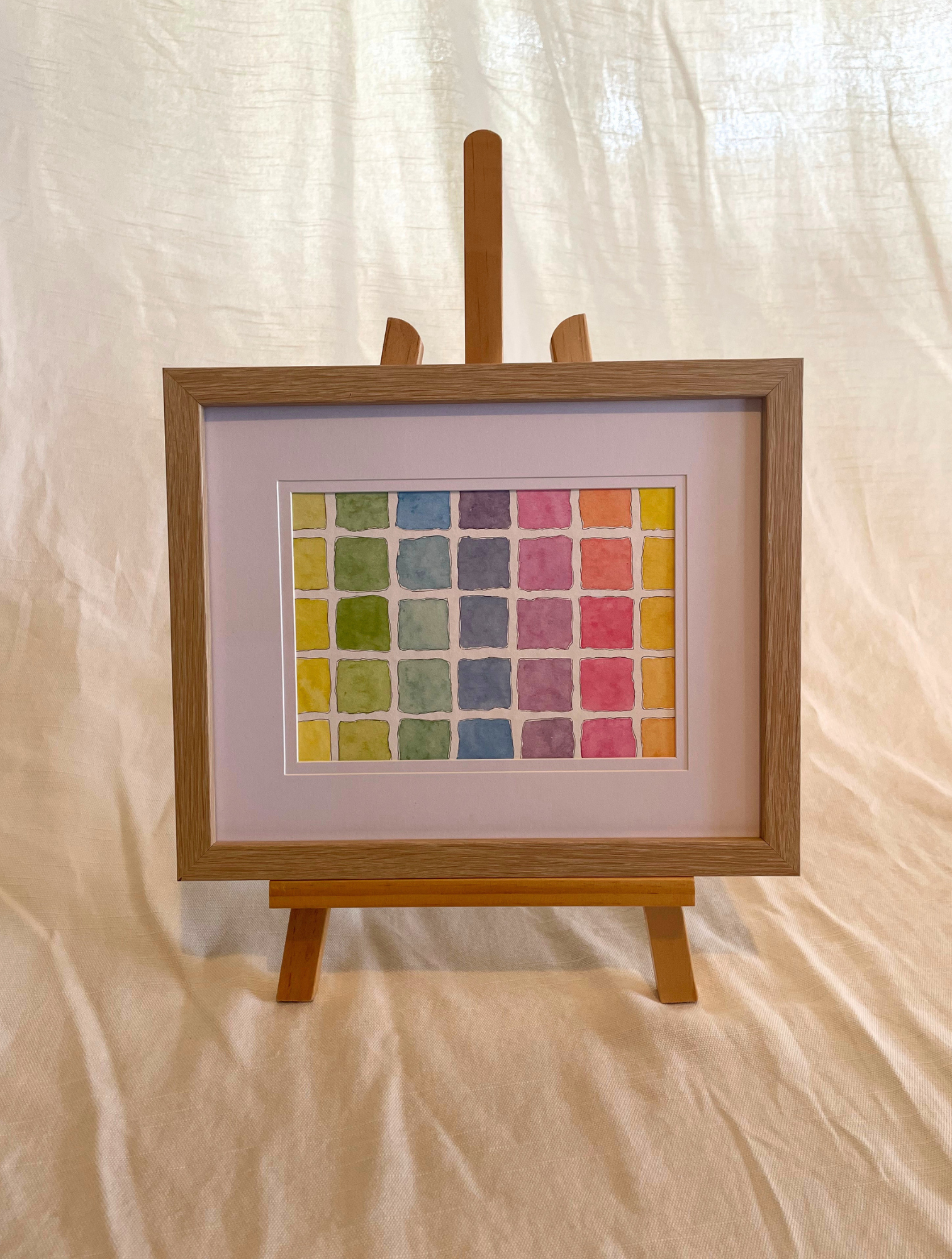 Squares Original Watercolour