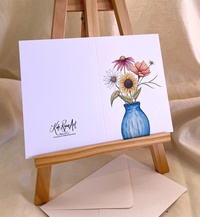 Vase of Flowers Note Card