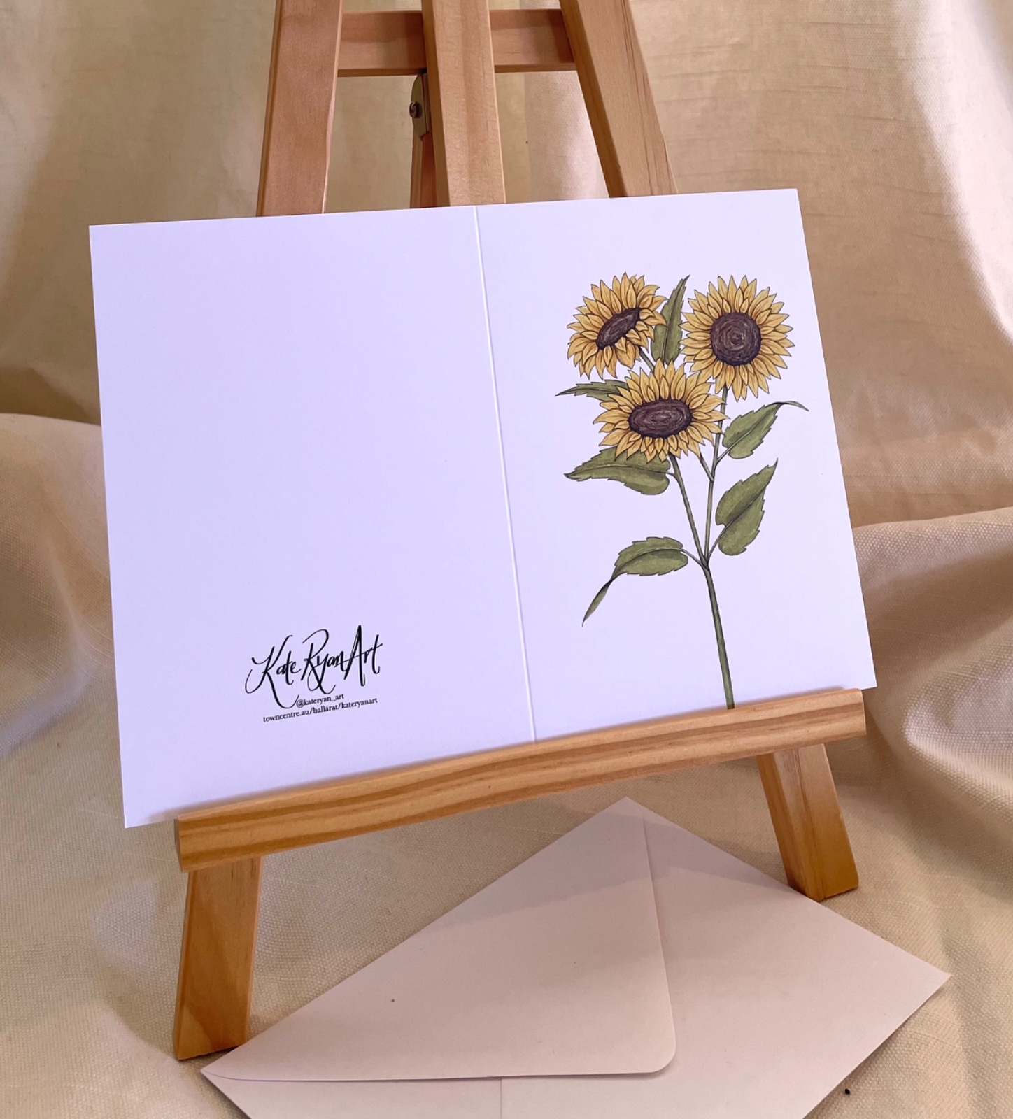 Sunflower Note Card