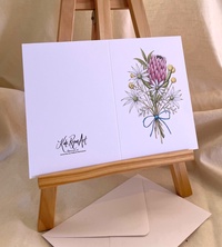 Flannel Flowers Note Card