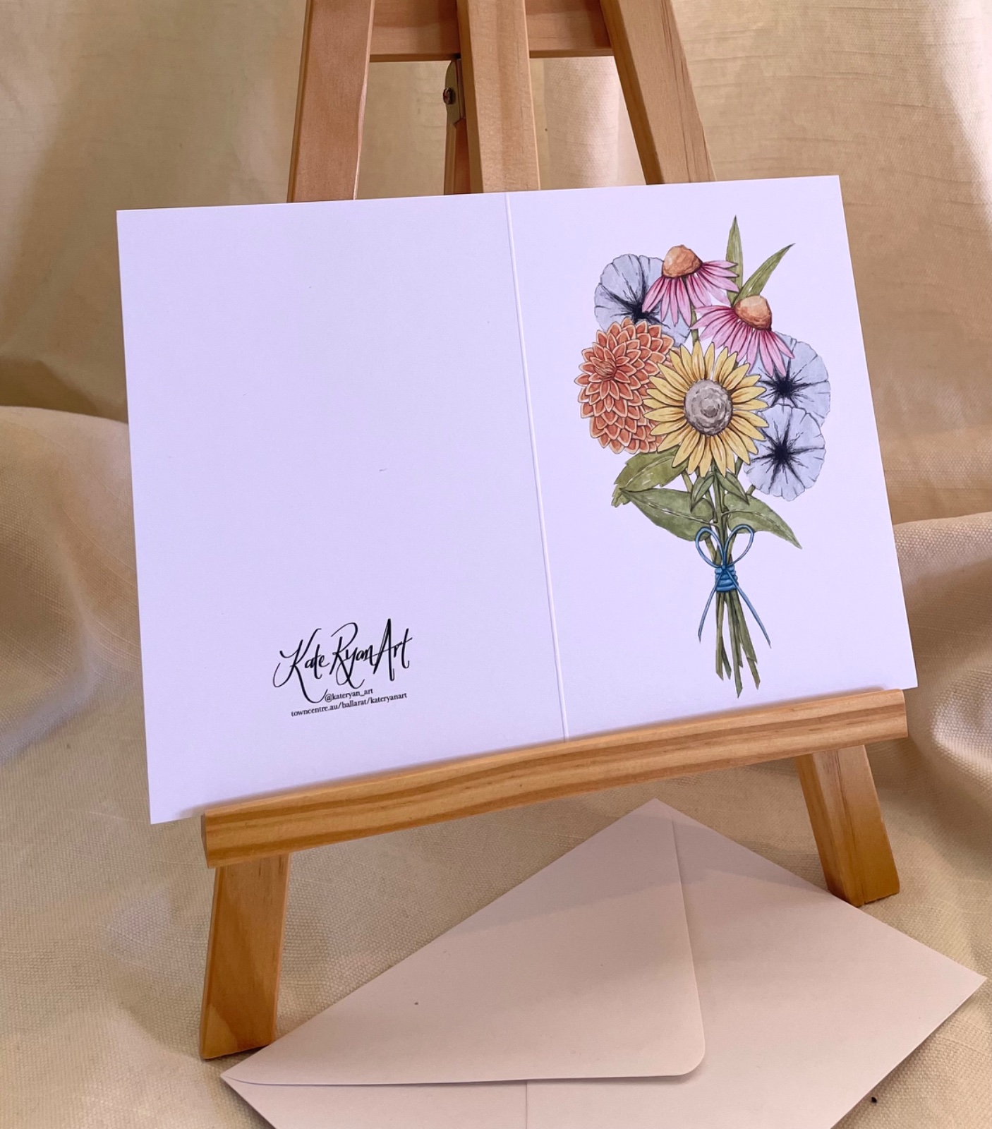 Sunflower Bouquet Note Card