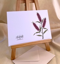 Bottle Brush Note Card
